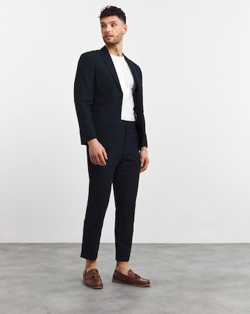 Seersucker Cotton Suit Jacket