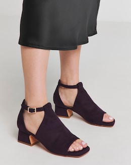 Helena Low Block Heel Shoe Boot - Wide Fit (E)