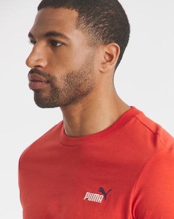 PUMA Essentials 2 Colour Small No. 1 Logo T-Shirt