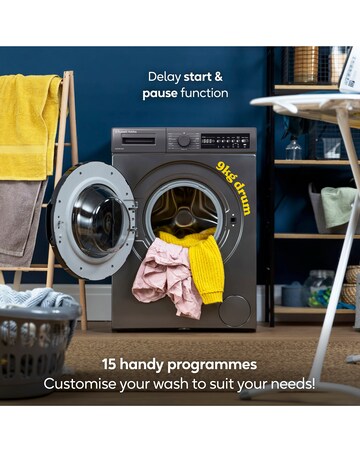 Russell Hobbs 9KG/1400RPM Washing Machine - Anthracite