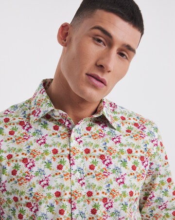 William Hunt Print Formal Shirt