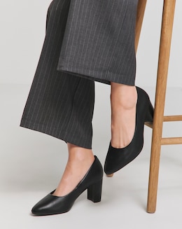 Dorothy Comfort Flexible Court Shoe - Wide Fit (E)