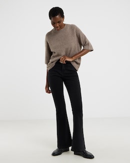 Black Magisculpt Bootcut Jeans