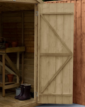 4LIFE Apex Shed 7x5 - Double Door - 2 Window (Home Delivery)