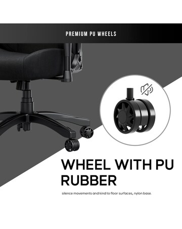 AndaSeat Luna Premium Gaming Chair - Black Fabric