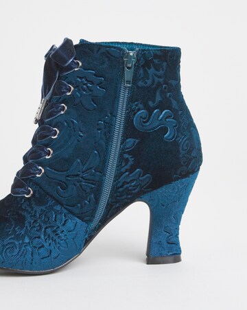 Joe Browns Velvet Lace Up Bootie EEE Fit