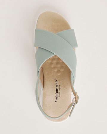 Cushion Walk Crossover Sandals EEE Fit