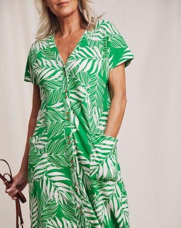 Julipa Linen Mix Jersey Pocket Dress