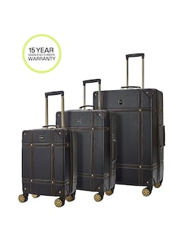 Rock Vintage 3pc Suitcase Set