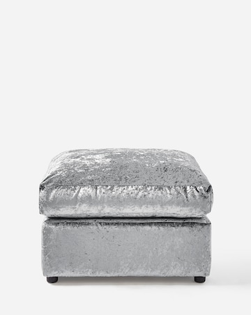 Chicago Crushed Velvet Footstool