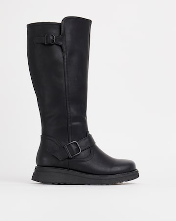 Heavenly Feet Rubymae Knee High Boots Standard Calf Wide E Fit