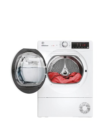 Hoover H-DRY 350 HRE H9A3TE-80/N, 9kg, Heat Pump Tumble Dryer White