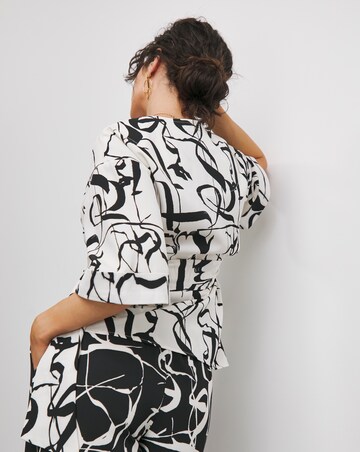 Joanna Hope Wrap Blouse