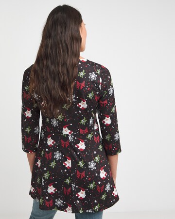 Joe Browns Christmas Bow Print Tunic