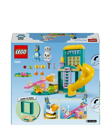 LEGO Bluey Playground Fun with Bluey and Chloe, Preschool Toy 11201