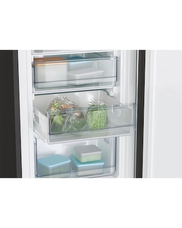 Candy CCT3L517EBK-1 175cm Low Frost Fridge Freezer Black + Install