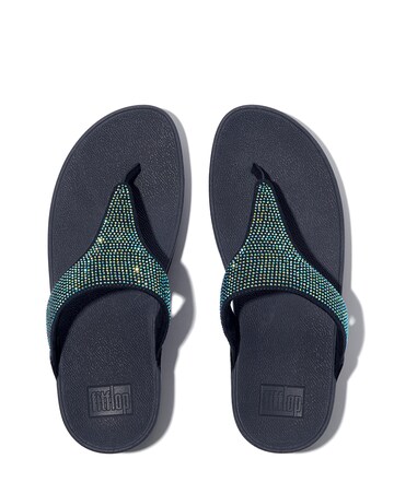 Fit Flop Lulu Crystal Toe-Post Sandals Standard Fit
