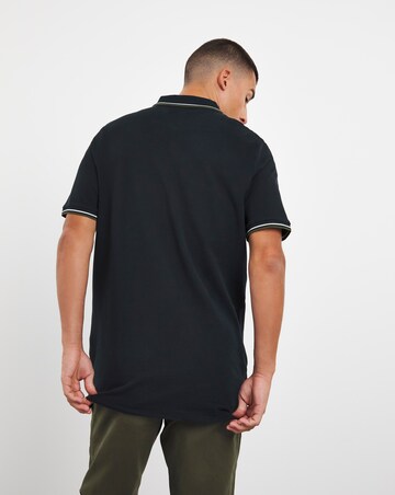 Pique Tipped Polo Long