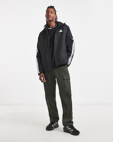 adidas 3 Stripes Hooded Rain Jacket