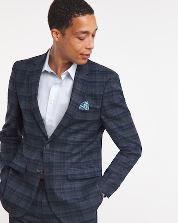 Warm Handle Check Suit Jacket