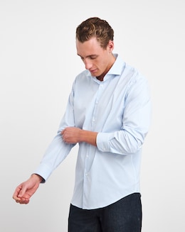 BOSS Long Sleeve Regular Ft Stripe Shirt