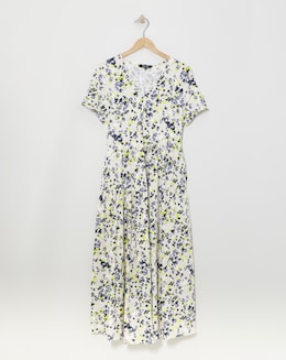 Soft Touch Tiered Asymmetric Swing Dress