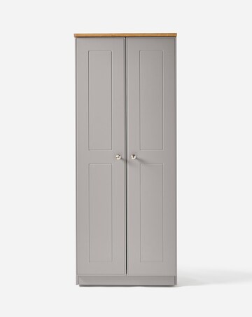 Brooke Ready Assembled 2 Door Wardrobe