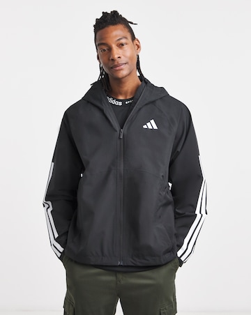 adidas 3 Stripes Hooded Rain Jacket