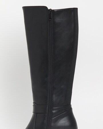 Cushion Walk Block Heel Boot E Fit