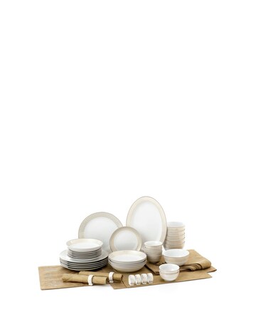 Waterside Gold Radiance 50 Piece Dinner Set