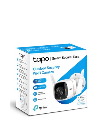TP-Link Tapo C320WS Outdoor 2K Security Wi-Fi Camera with Colour Night Vision