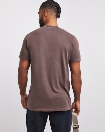 Embroidered Dyed Graphic T-Shirt Long