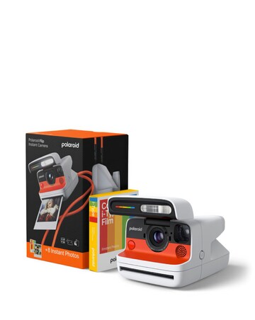 Polaroid Flip Instant Camera - Everything Box - Pebble White