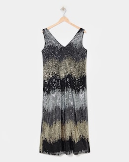 Sequin Slip Dress