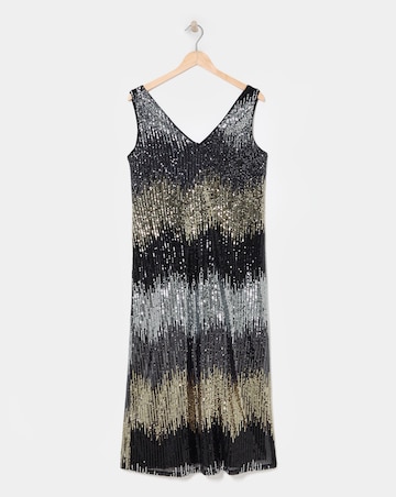 Sequin Slip Dress