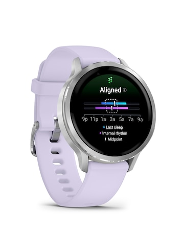 Garmin Venu 4 41mm GPS Smart Watch - Silver/Periwinkle