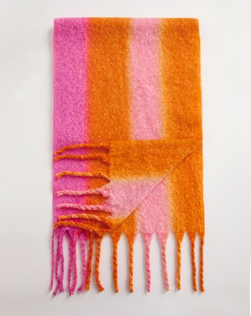 Multi Stripe Blanket Scarf