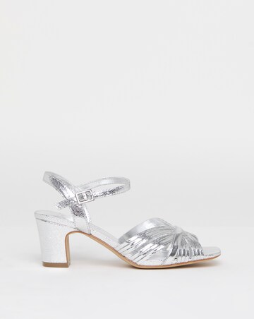 Oak Strappy Block Heel Sandals - Wide Fit (E)