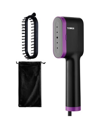Tower 1400W Digital Garment Steamer- Purple