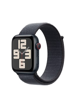 Apple Watch SE GPS/Cellular 44mm Midnight Aluminium Case with Ink Sport Loop