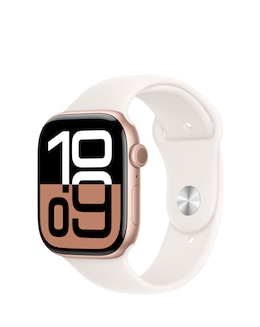 Apple Watch Series 10 GPS/Cellular 42mm Rose Gold Aluminium Case, Sport Band M/L