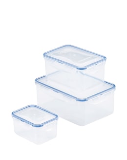 LocknLock 3 Piece Rectangular Container Set