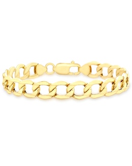 Gents 9 Carat Gold Curb Bracelet