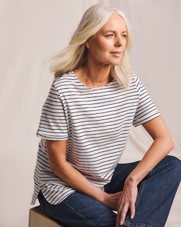 Julipa Button Shoulder T-Shirt