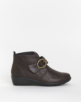 Cushion Walk Touch &amp; Close Ankle Boot E Fit