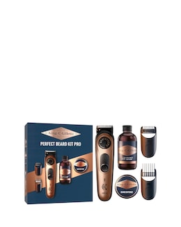 Gillette Perfect beard 5 piece Pro Kit and travel wash and a mini beard softner