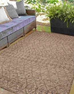 Indoor and Outdoor Natural Finish Culture Rug