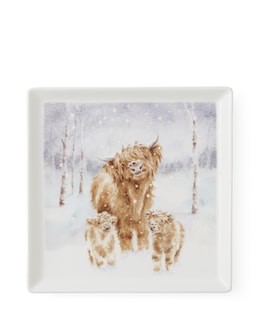 Wrendale Highland Cow Square Platter