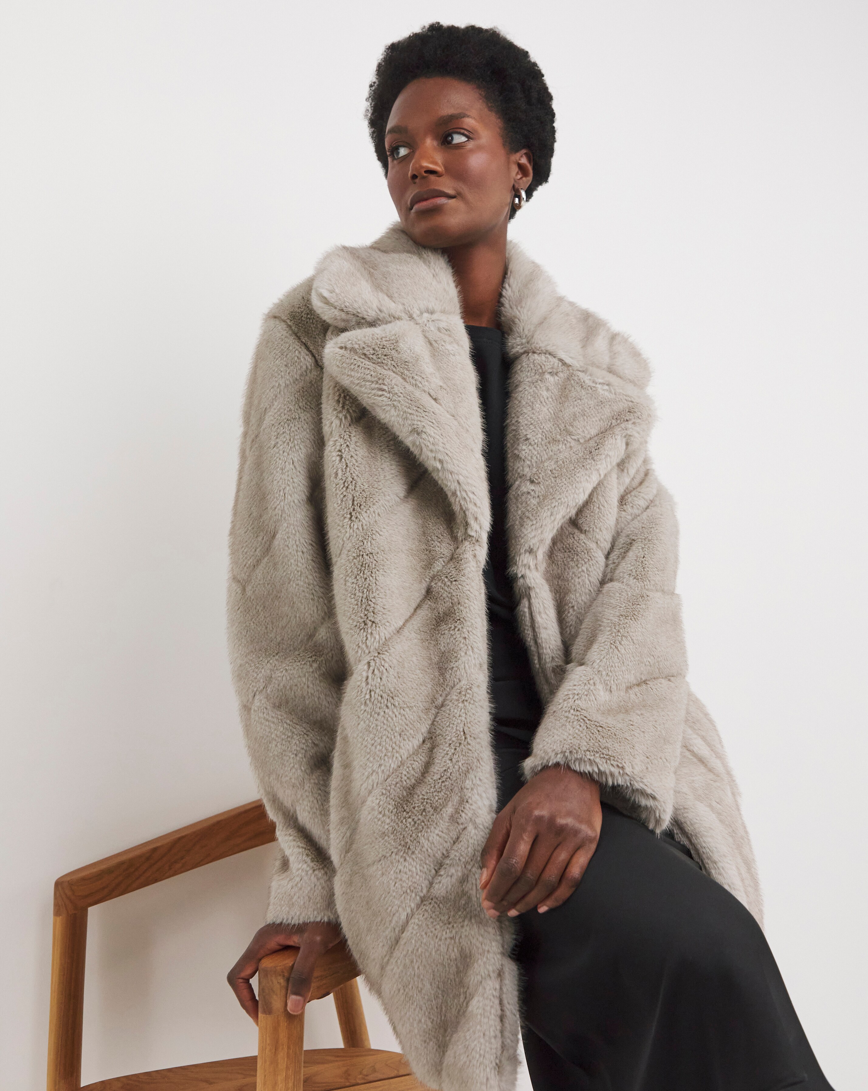 Leopard Faux Fur Coat | Premier Man