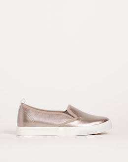 Canvas Slip On Shoe - Extra Wide Fit (EEE)